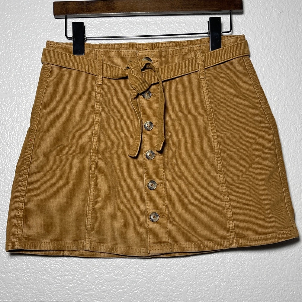 American Eagle Outfitters Brown Corduroy Skirt